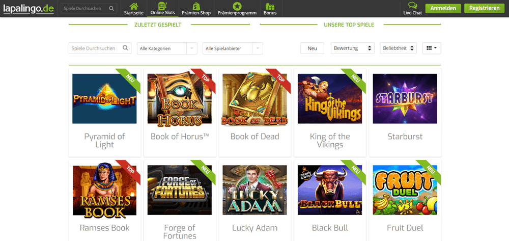 Lapalingo Casino Slots